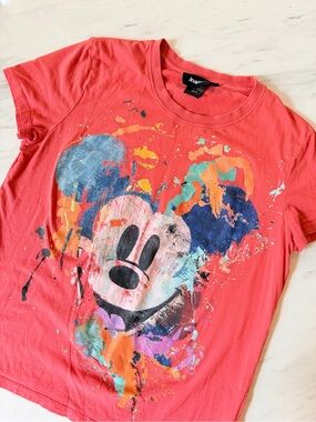 SALE! Desigual Coral Artistic Tee